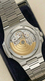 Load image into Gallery viewer, Nautilus Platinum Blue Sapphire Watch
