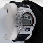 Load image into Gallery viewer, Side View Of Moissanite Iced-Out Digital Watch For Men
