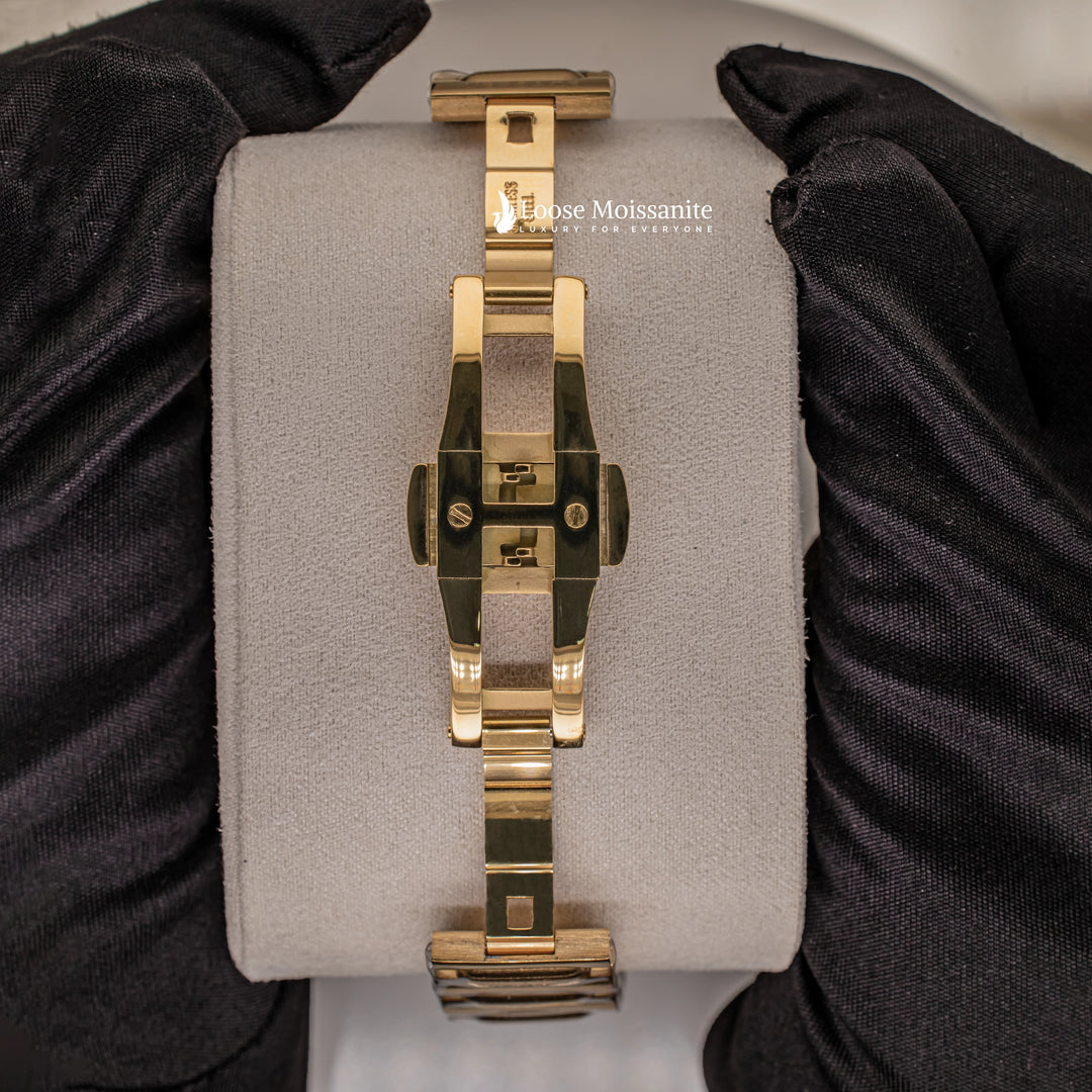 Back View Of Greca twist Black Dial Analogue watch for women