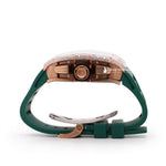 Load image into Gallery viewer, Side View Of Moissanite Watch with Rubber Strap
