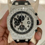 Load image into Gallery viewer, Bust Down Rubber Band Moissanite Watch
