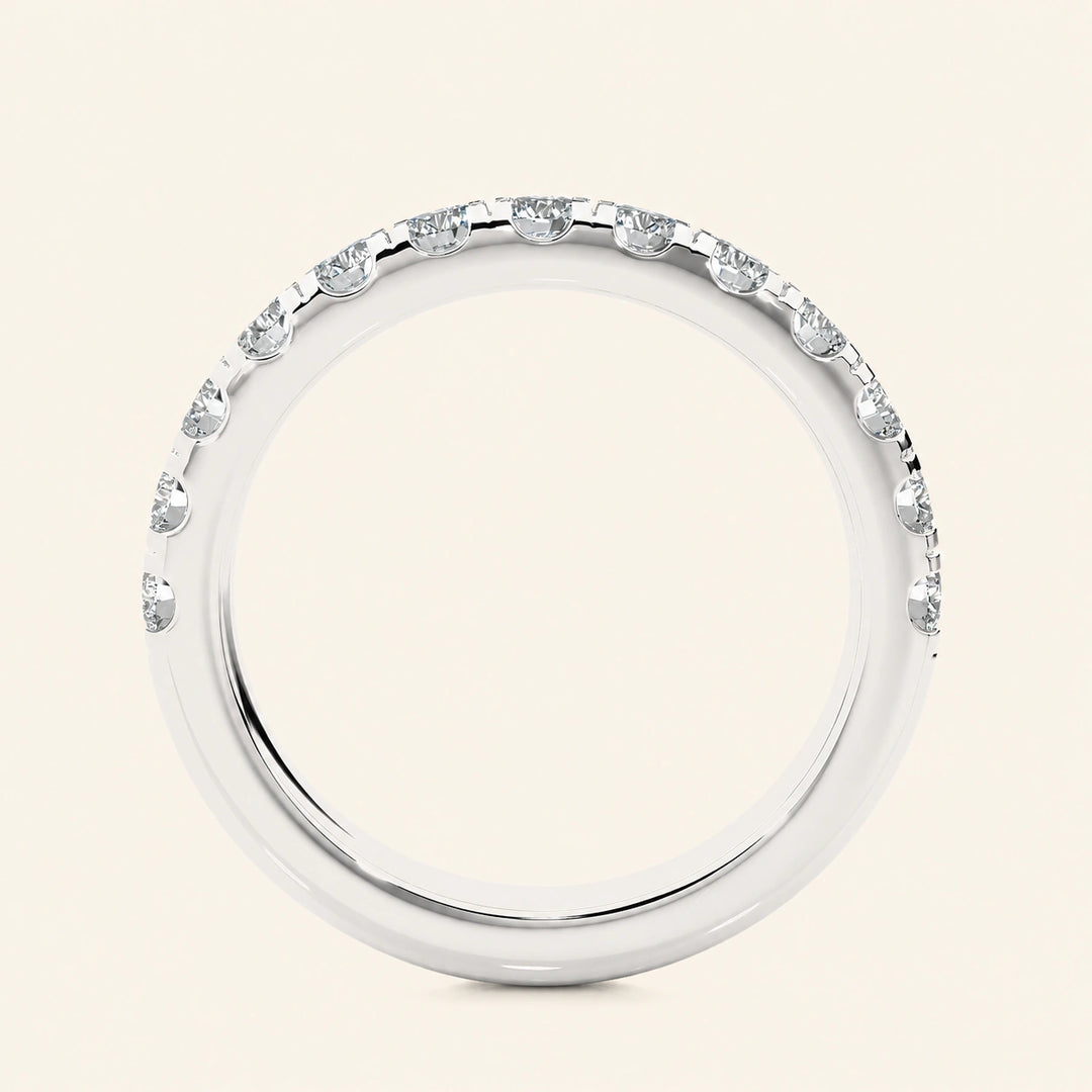 Back View Of Eternity Band Women