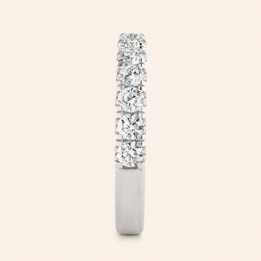 Side View Of Eternity Band Women