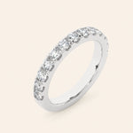 Load image into Gallery viewer, Angle View Of Eternity Band Women
