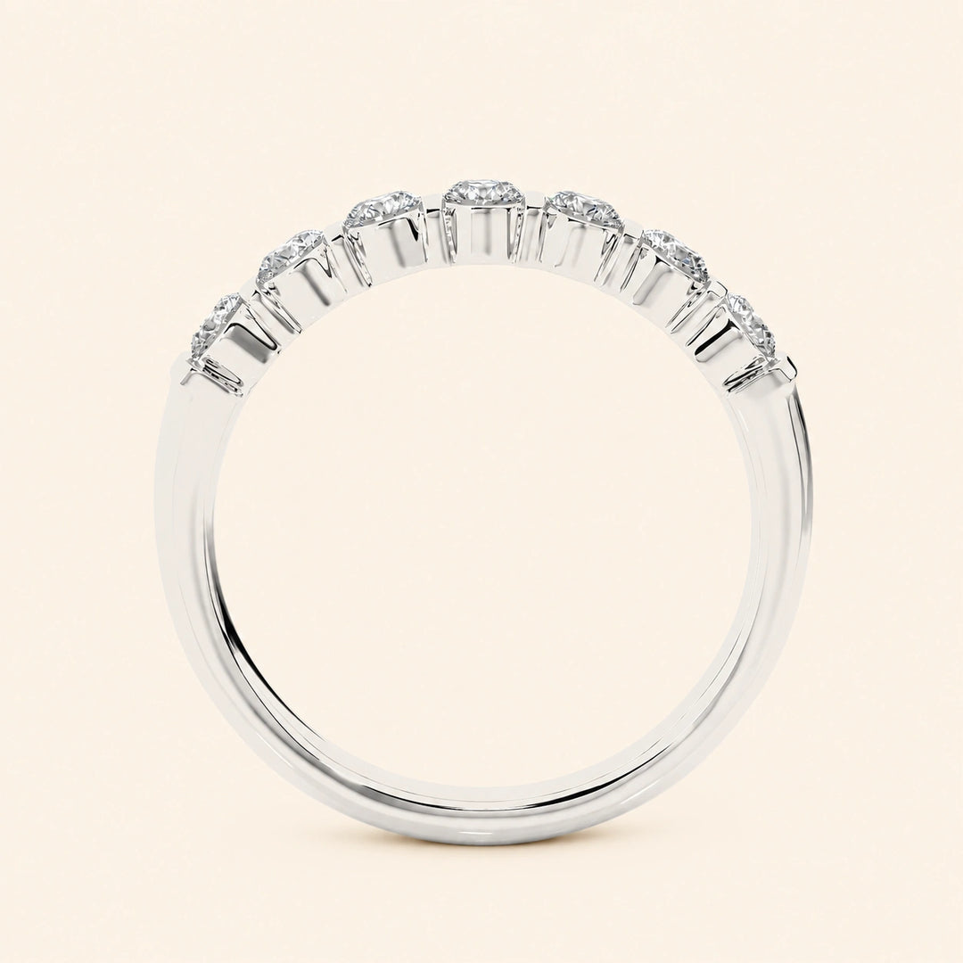 Back View Of Bar Setting Wedding Band