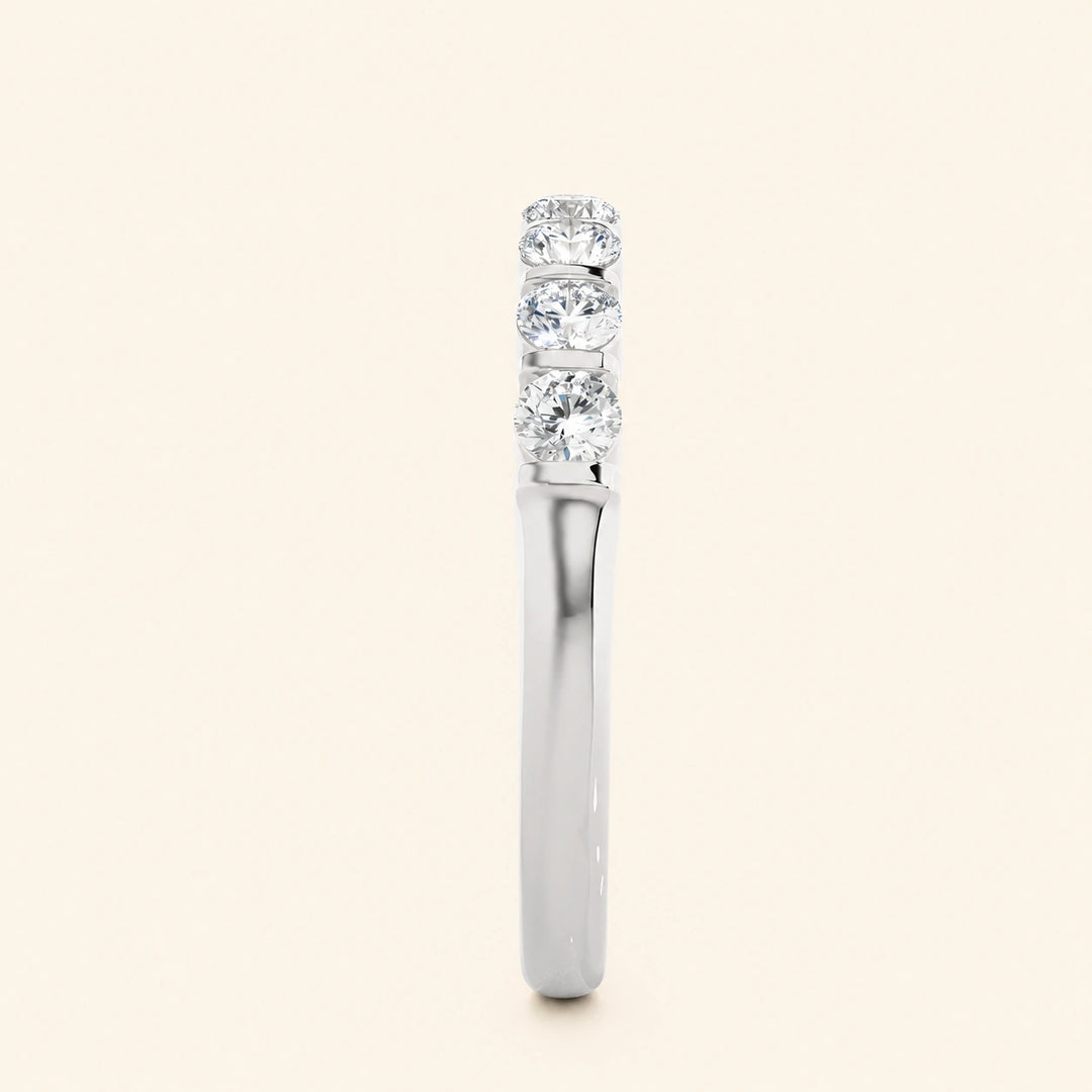 Side View Of Bar Setting Wedding Band