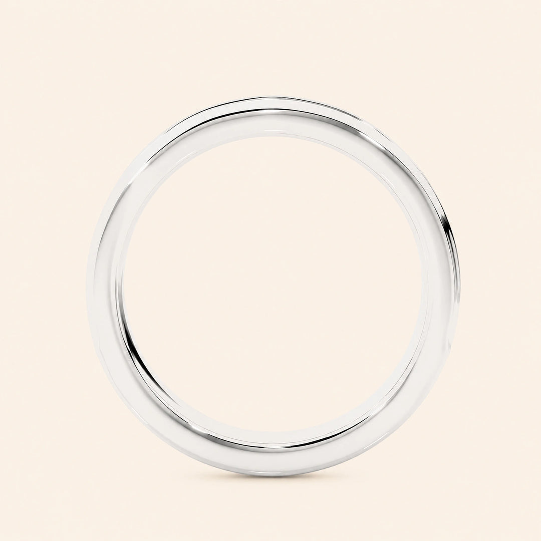Back View Of PChannel Set Half Eternity Band