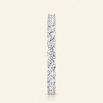 Load image into Gallery viewer, Side View Of Round Cut Wedding Band 
