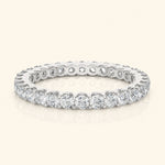 Load image into Gallery viewer, Front View Of Round Cut Wedding Band 
