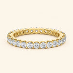 Load image into Gallery viewer, Front View Of Round Cut Wedding Band 
