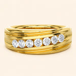 Load image into Gallery viewer, Front View Of 7 Stone Ring
