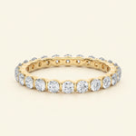 Load image into Gallery viewer, Front View Of Eternity Wedding Band

