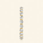 Load image into Gallery viewer, Side View Of Eternity Wedding Band
