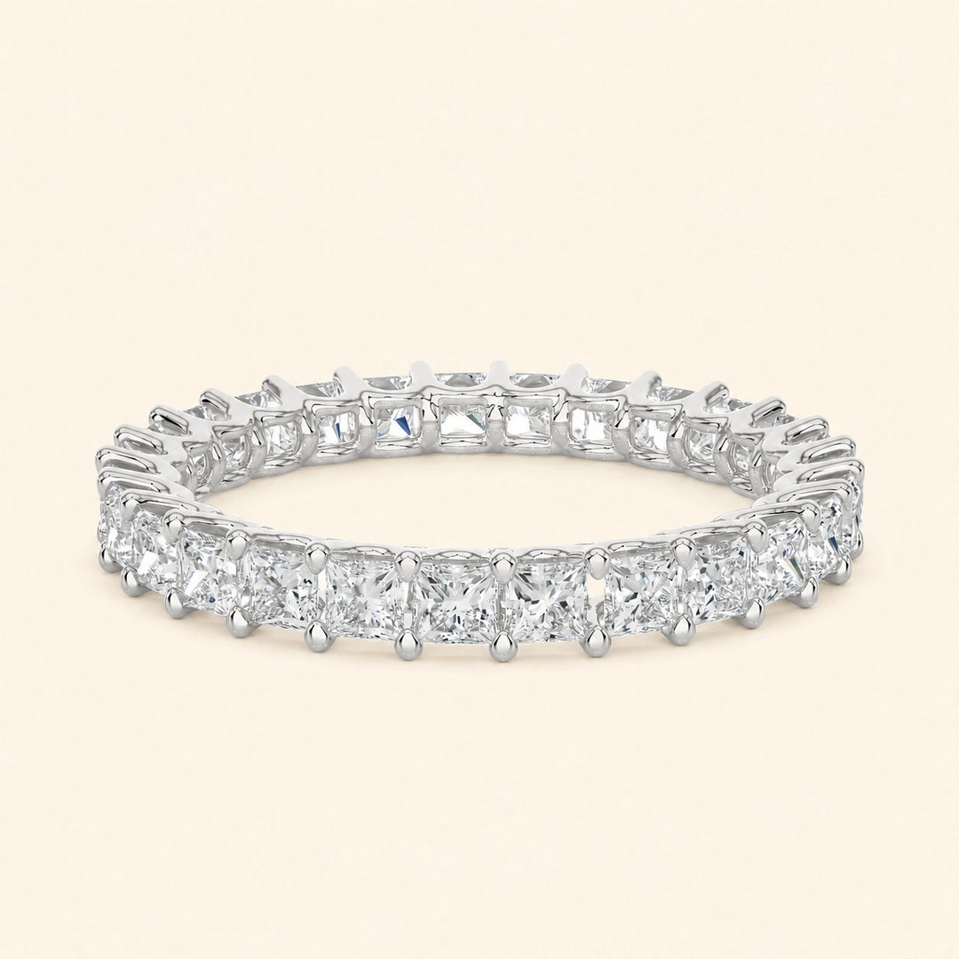 Front View Of Princess Eternity Band