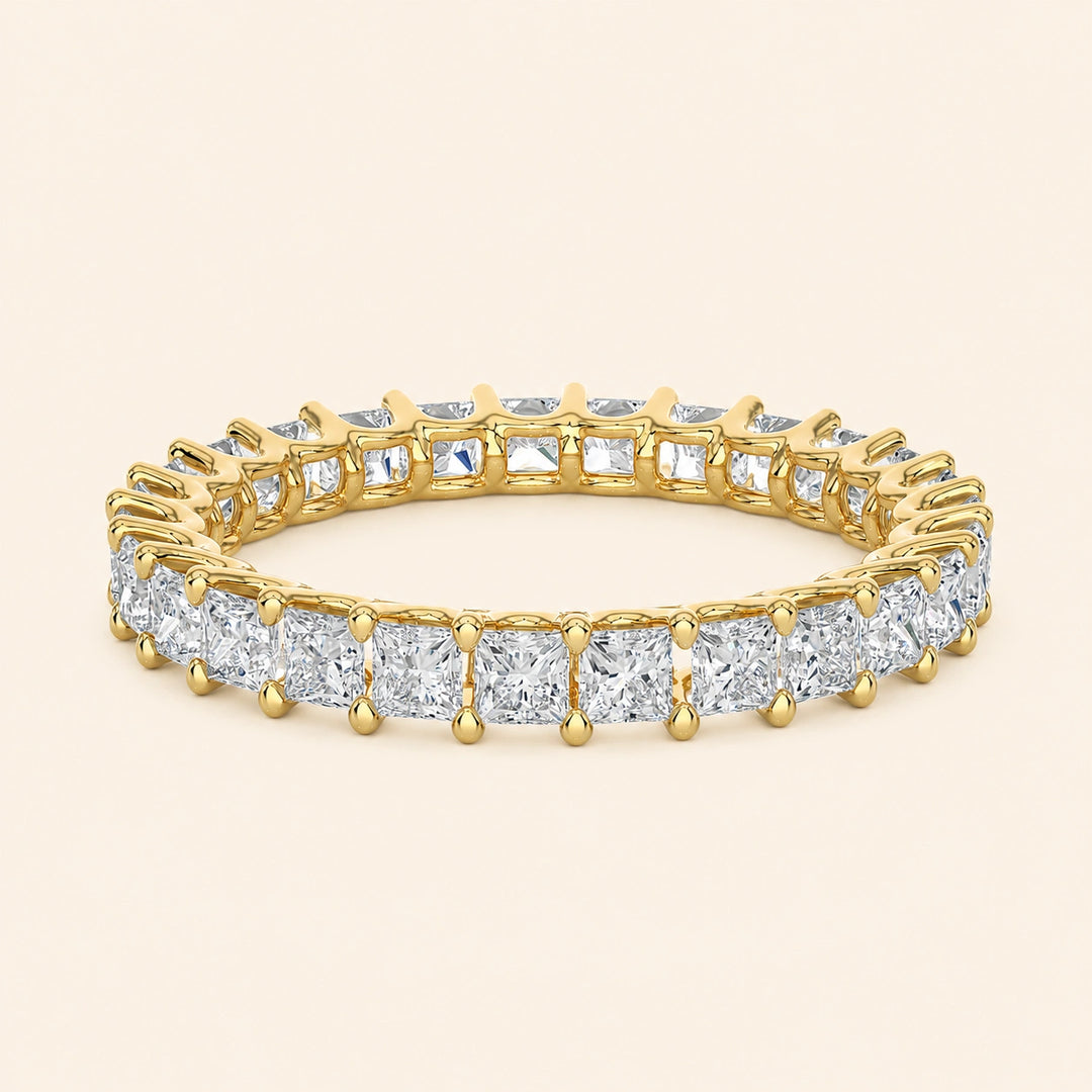 Front View Of Princess Eternity Band