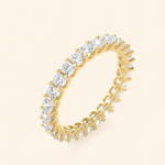 Load image into Gallery viewer, Angle View Of Princess Eternity Band
