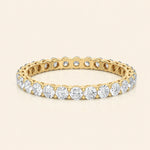 Load image into Gallery viewer, Front View Of Round Eternity Band
