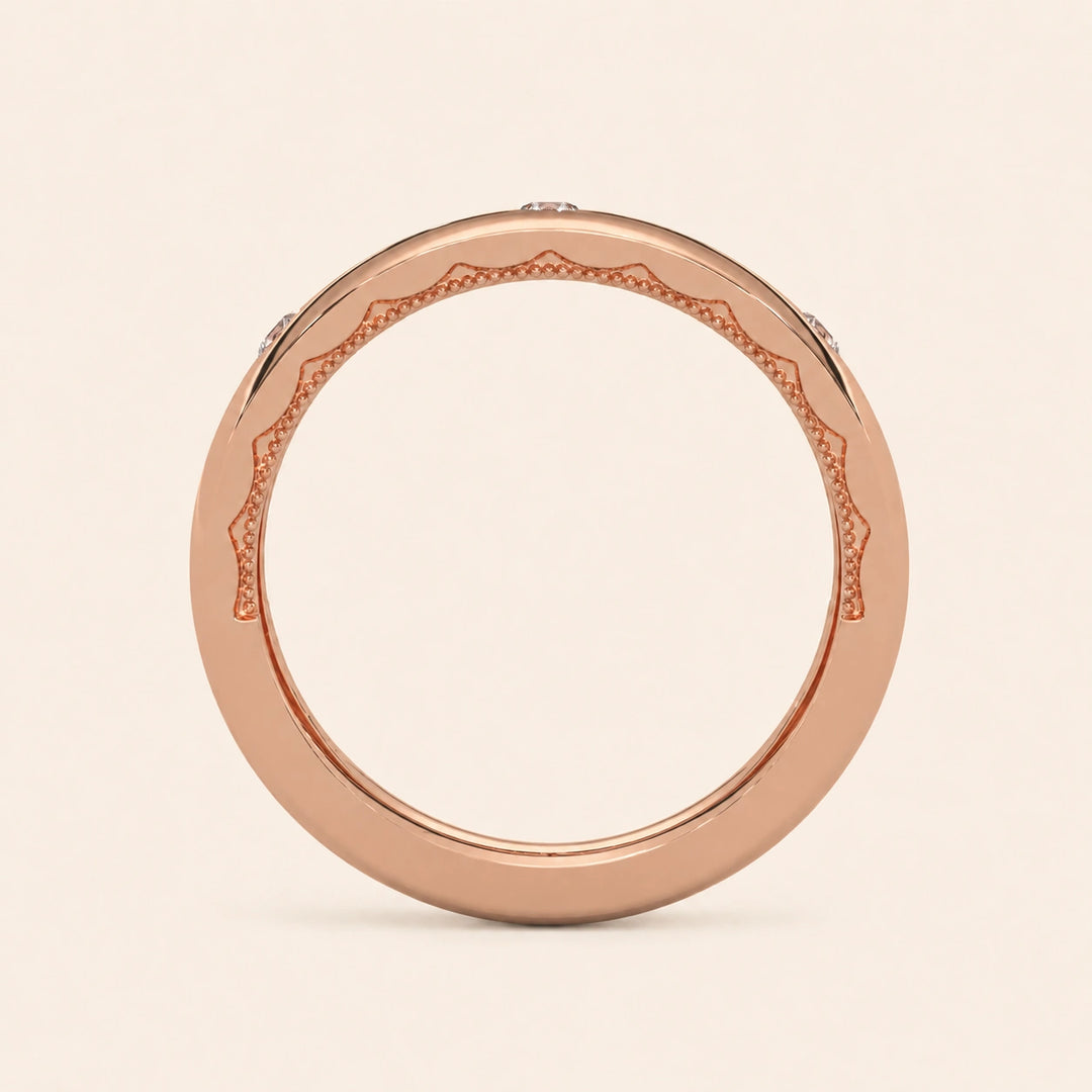 Back View Of Wedding Band