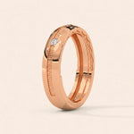 Load image into Gallery viewer, Side View Of Wedding Band
