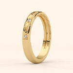 Load image into Gallery viewer, Angle View Of Contour Wedding Band
