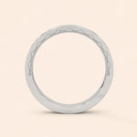 Load image into Gallery viewer, Back View Of Princess Cut Wedding Band
