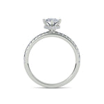 Load image into Gallery viewer, 1.20 Ct Marquise Cut  Hidden Halo Moissanite Ring in Rose Gold

