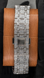 Load image into Gallery viewer, Back view of Men's VVS Moissanite AP Watch
