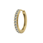 Load image into Gallery viewer, 0.50 Carat Round Shape Moissanite Hoop Earrings For Men's
