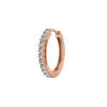 Load image into Gallery viewer, 0.50 Carat Round Shape Moissanite Hoop Earrings For Men's
