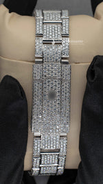 Load image into Gallery viewer, Back Side Of Roman Dial Moissanite Presidential Watch For Men | 41 MM
