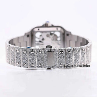 Moissanite Skeleton Watch