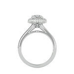 Load image into Gallery viewer, round hidden halo ring
