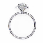 Load image into Gallery viewer, cusion cut halo ring
