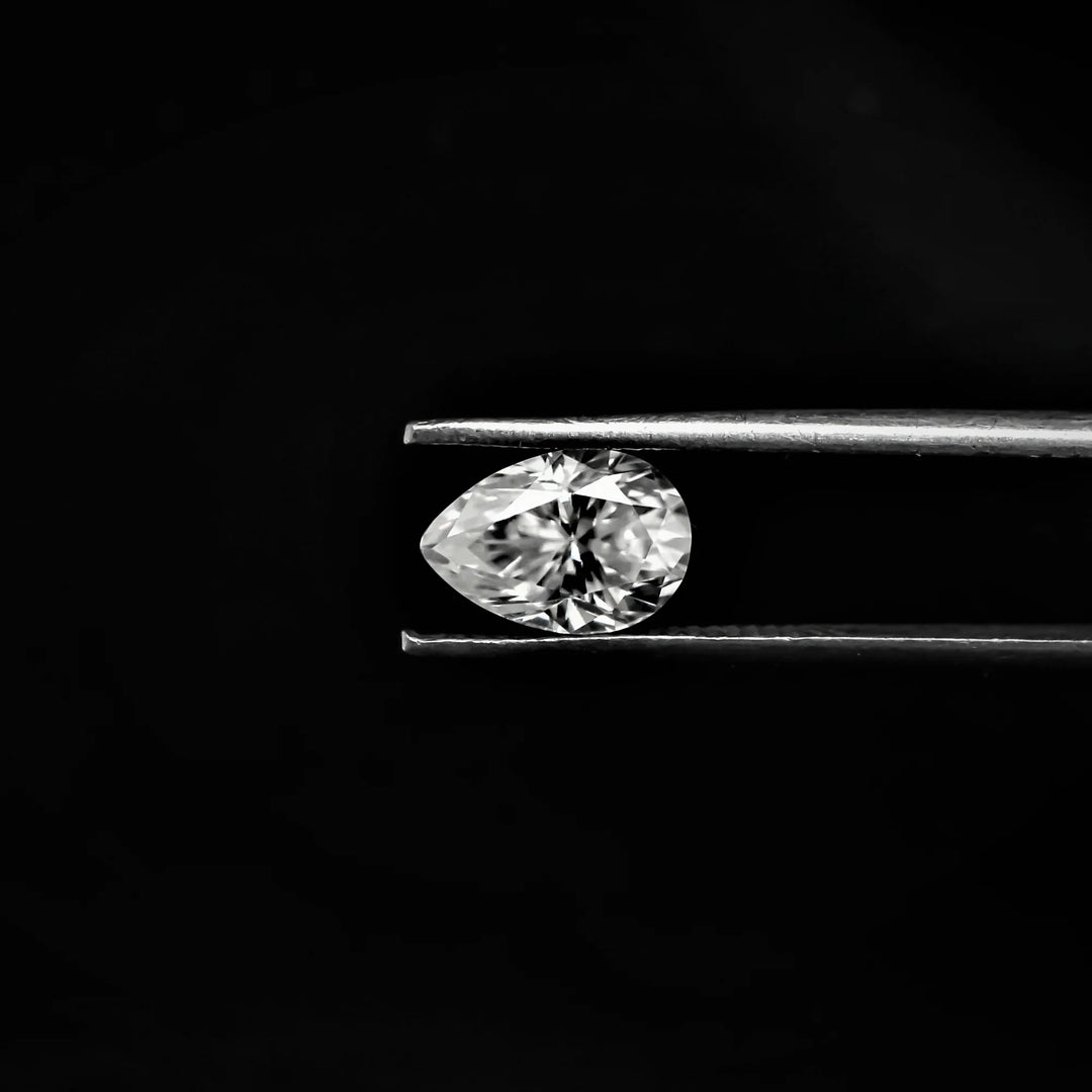 1 Carat Pear Moissanite Stone