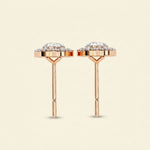 Load image into Gallery viewer, Oval Halo Stud Earrings
