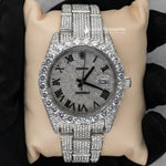 Load image into Gallery viewer, Roman Dial Moissanite Presidential Watch For Men | 41 MM
