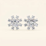 Load image into Gallery viewer, Moissanite Cluster Stud Earrings
