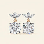 Load image into Gallery viewer, Floral Drop Earrings
