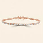 Load image into Gallery viewer, Round Shaped Tennis Bracelet Womens
