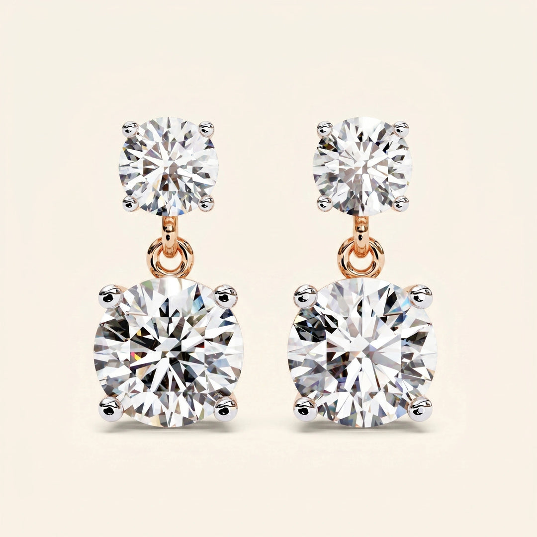 Two Stone Earrings