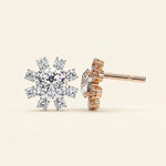 Load image into Gallery viewer, Moissanite Cluster Stud Earrings
