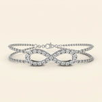 Load image into Gallery viewer, Infinity Bracelet With Double Chain
