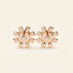 Load image into Gallery viewer, Moissanite Cluster Stud Earrings
