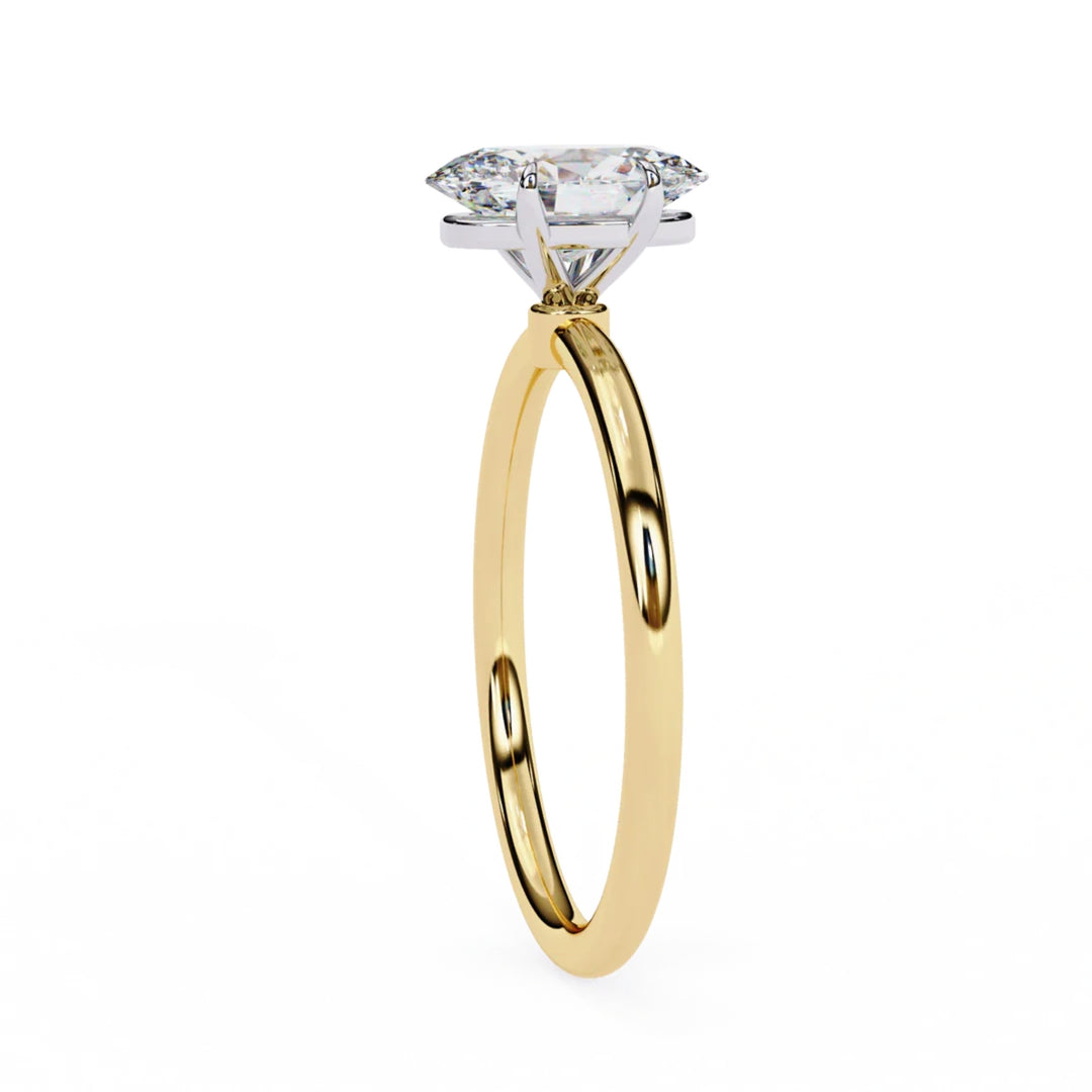 oval solitaire engagement ring