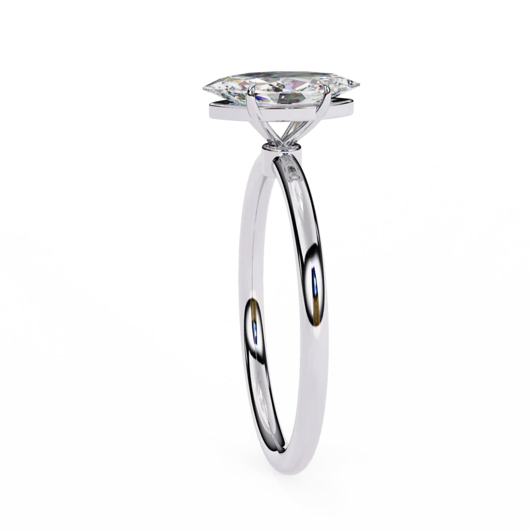 marquise solitaire ring