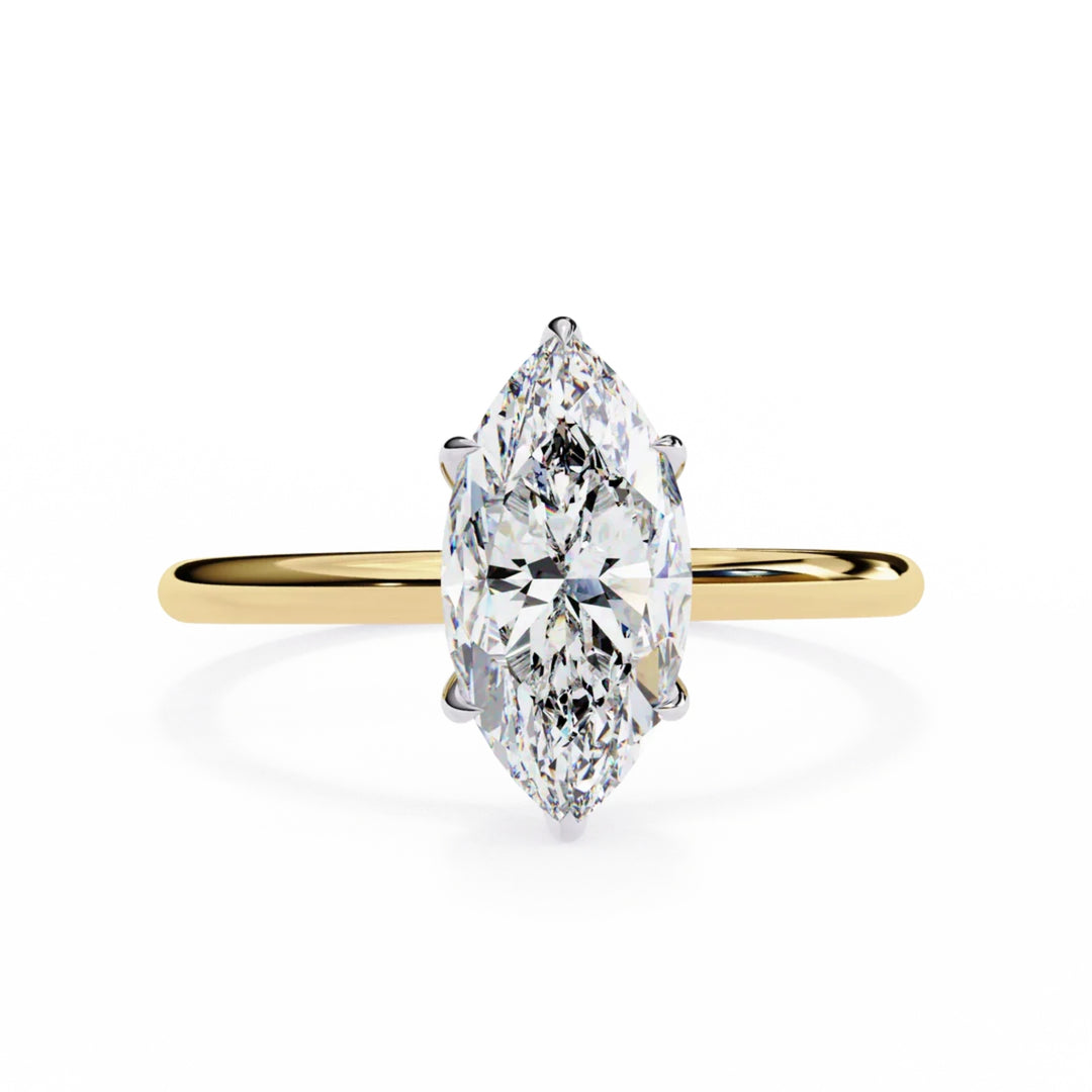 marquise solitaire ring
