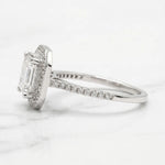 Load image into Gallery viewer, 2.50 Carat Princess Cut Halo Engagement Ring
