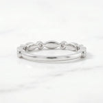 Load image into Gallery viewer, O.50 Carat Moissanite Wedding Band In Silver
