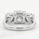 Load image into Gallery viewer, 2 Ct Moissanite Round Three Stone Engagement Ring in Silver
