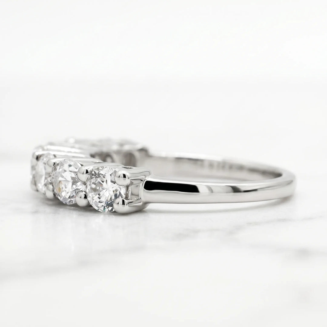 1 Ct moissanite sterling silver rings for women